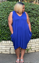 Load image into Gallery viewer, Blue Comfy Cozy Dress
