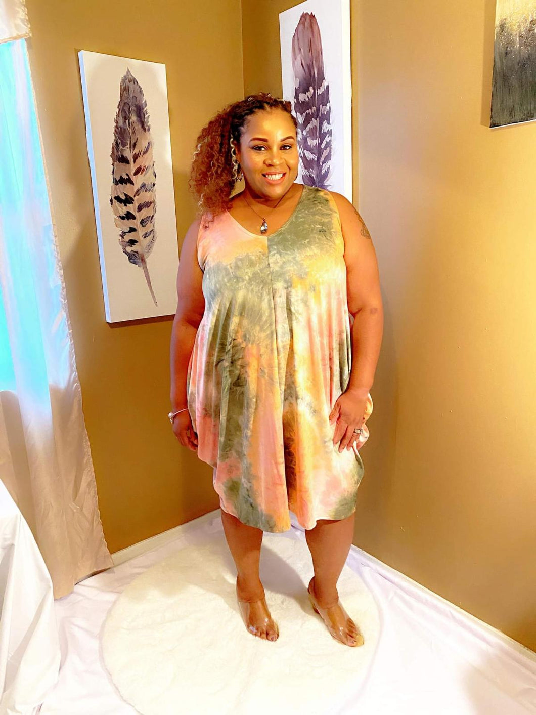 Tie Dye Comfy Cozy Dress
