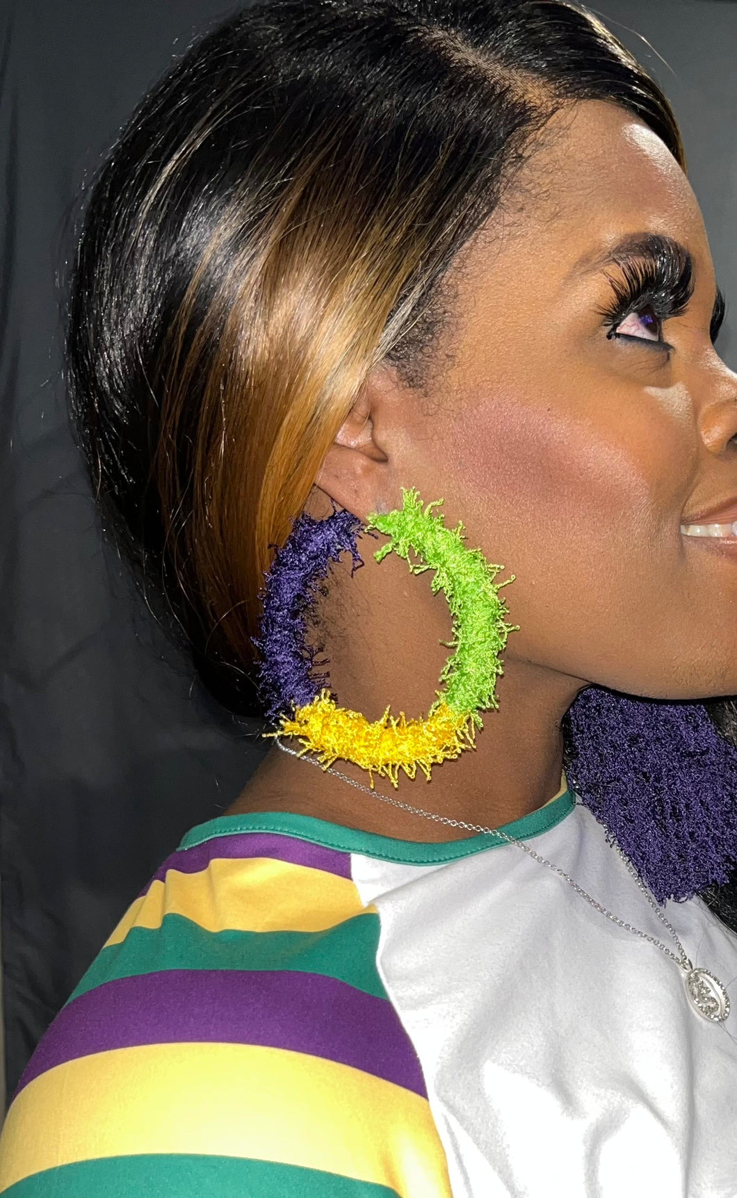 Mardi Gras Trio Hoops